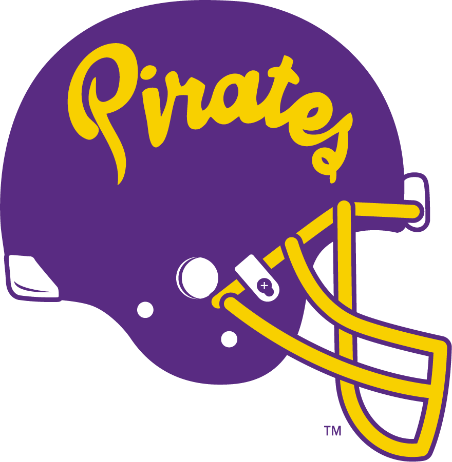 East Carolina Pirates 1979-1988 Helmet Logo iron on transfers for T-shirts